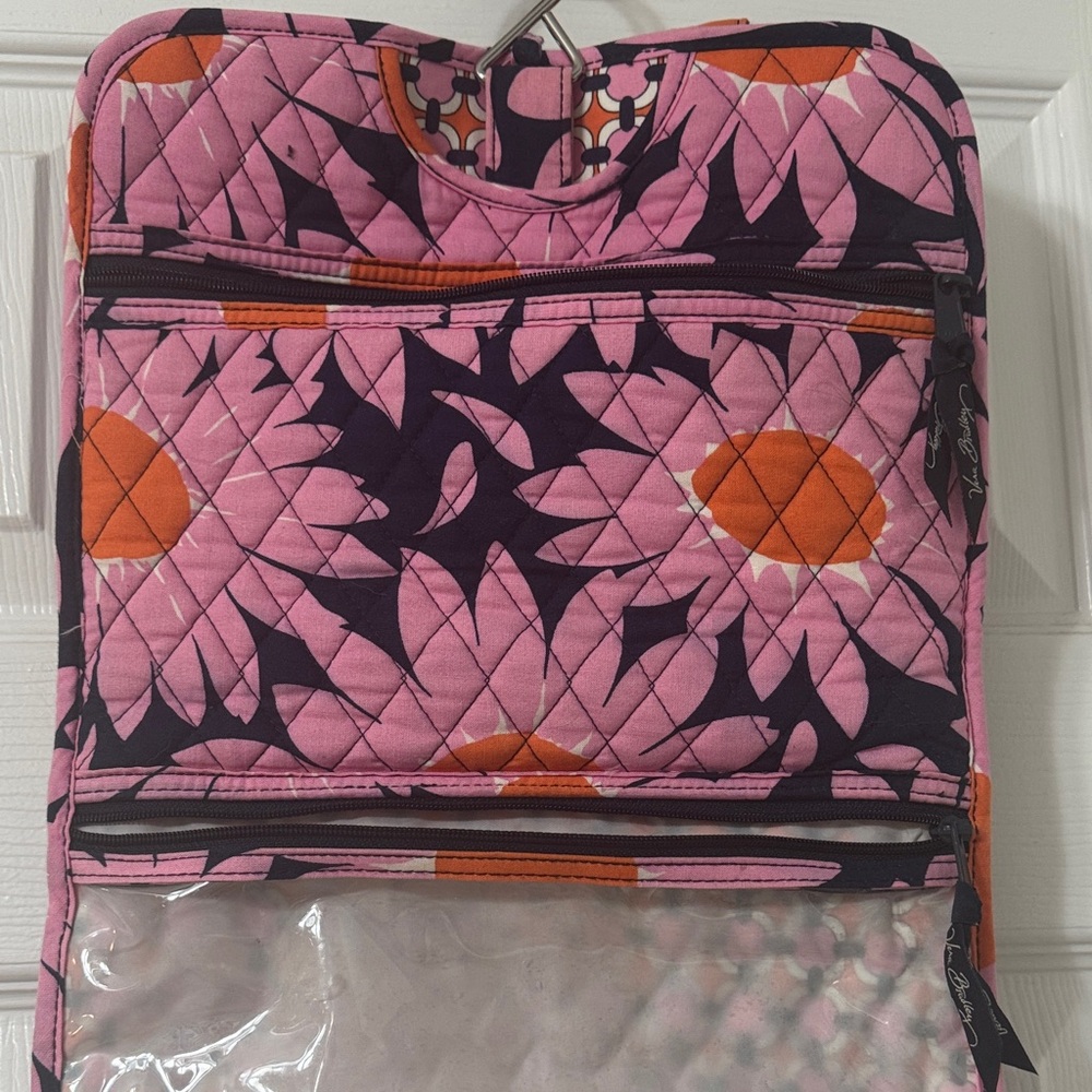 Vera Bradley Pink and Orange Patterned Jewelry Organizer - Picture 2 of 5